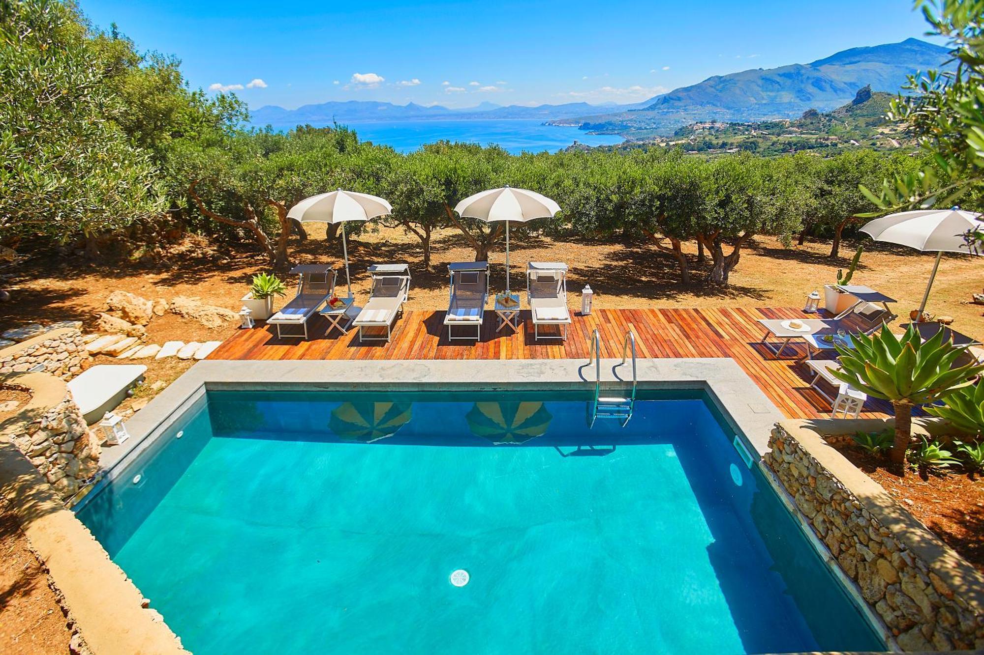 Villa Lo Zingaro - Scopello-Villas Скопелло Экстерьер фото