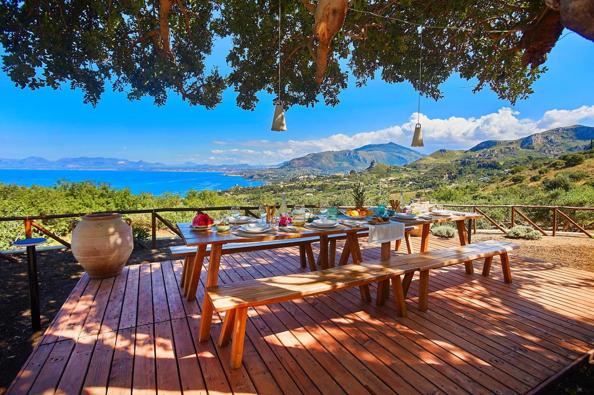 Villa Lo Zingaro - Scopello-Villas Скопелло Экстерьер фото