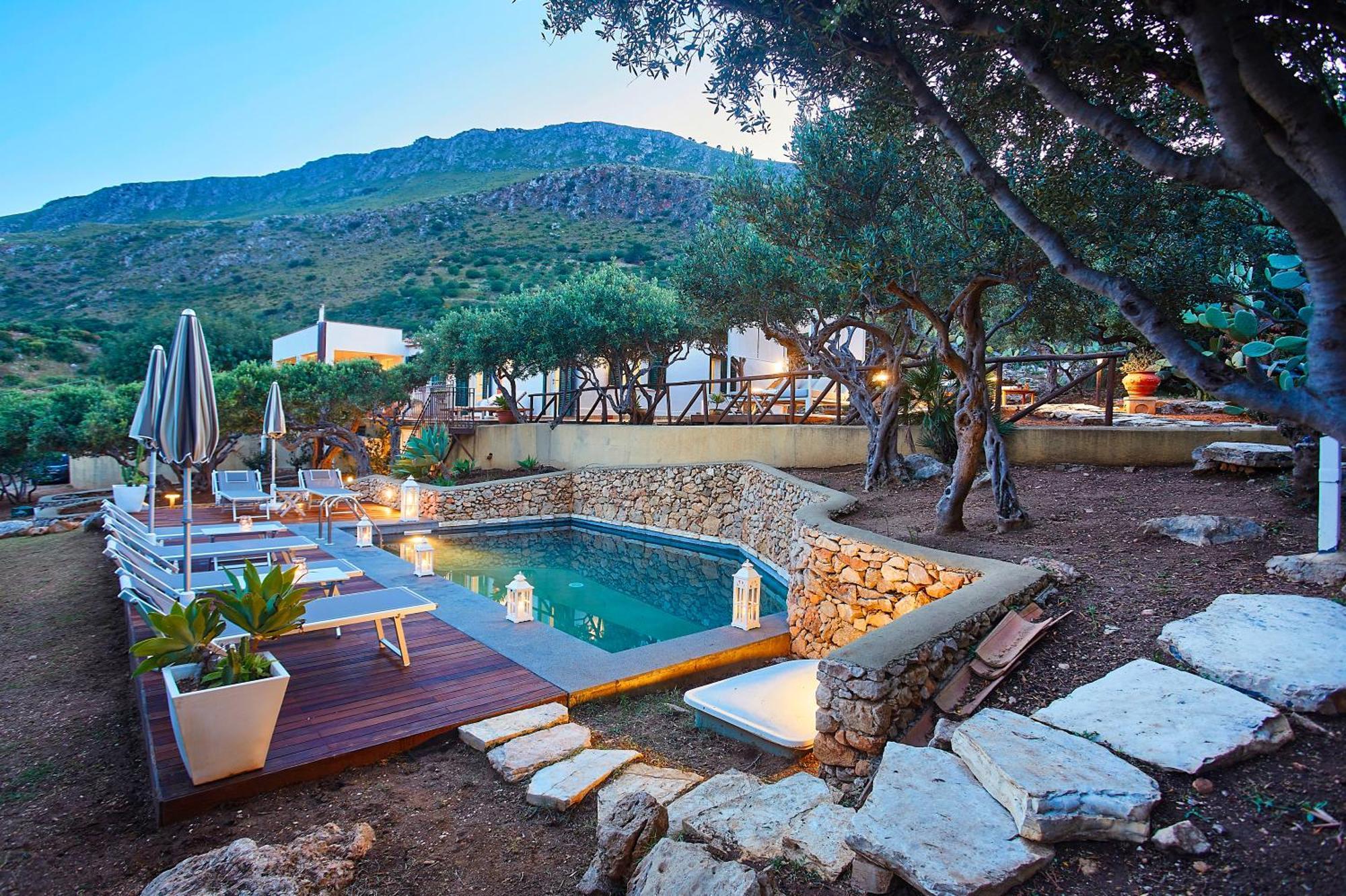 Villa Lo Zingaro - Scopello-Villas Скопелло Экстерьер фото