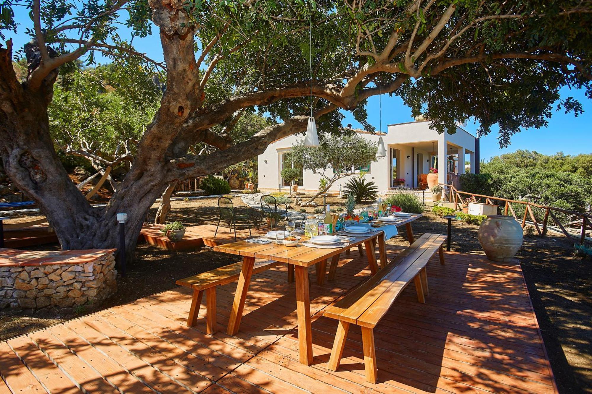 Villa Lo Zingaro - Scopello-Villas Скопелло Экстерьер фото