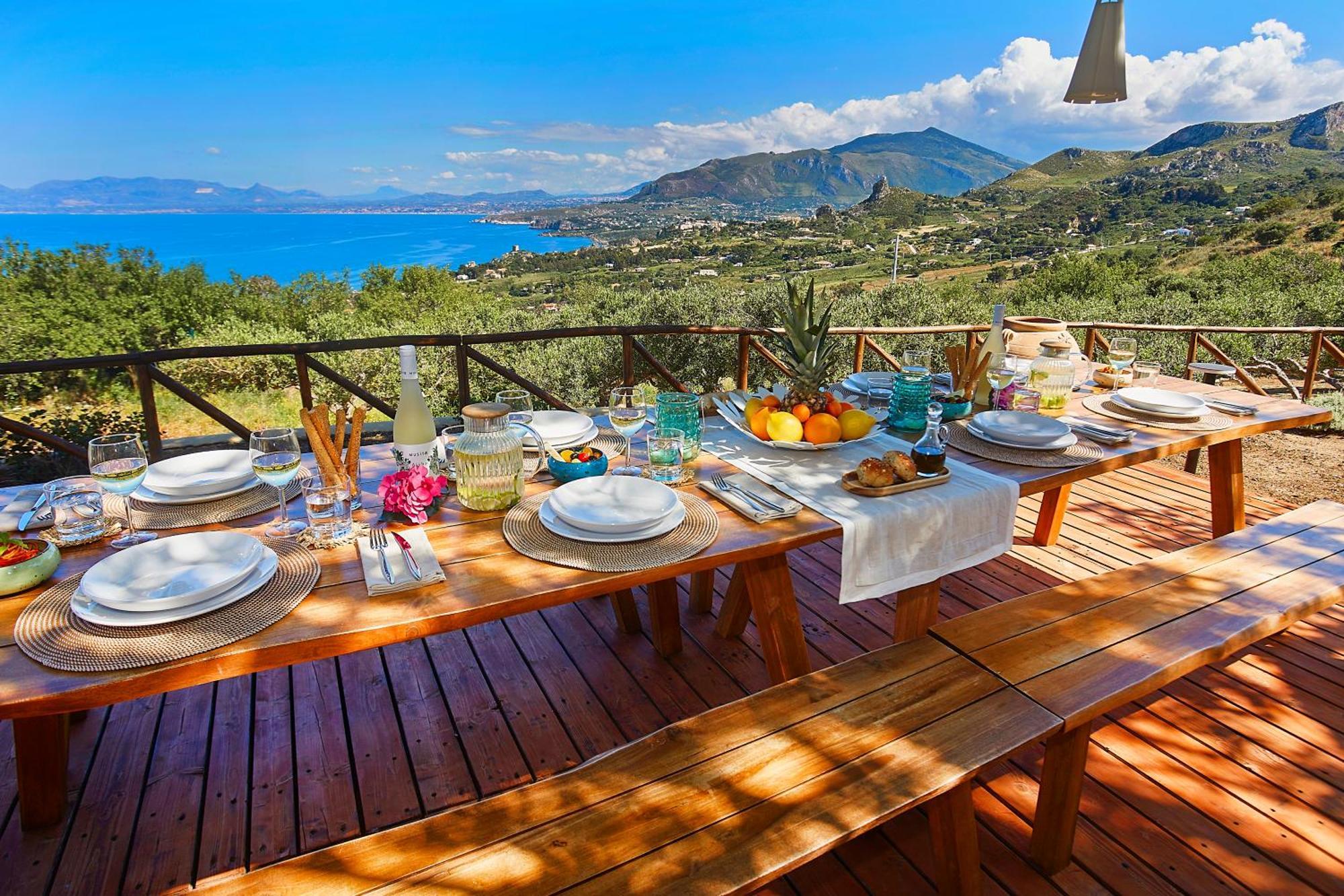 Villa Lo Zingaro - Scopello-Villas Скопелло Экстерьер фото